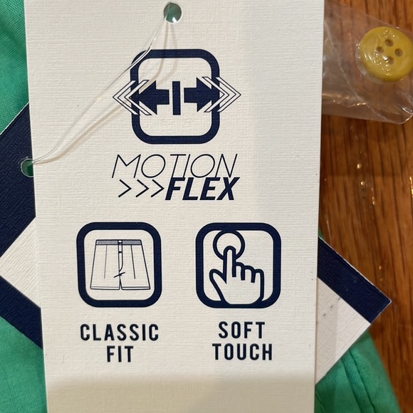 Crown & Ivy Men’s Boxers Crabs on green background elastic comfort waist pockets - Picture 6 of 10